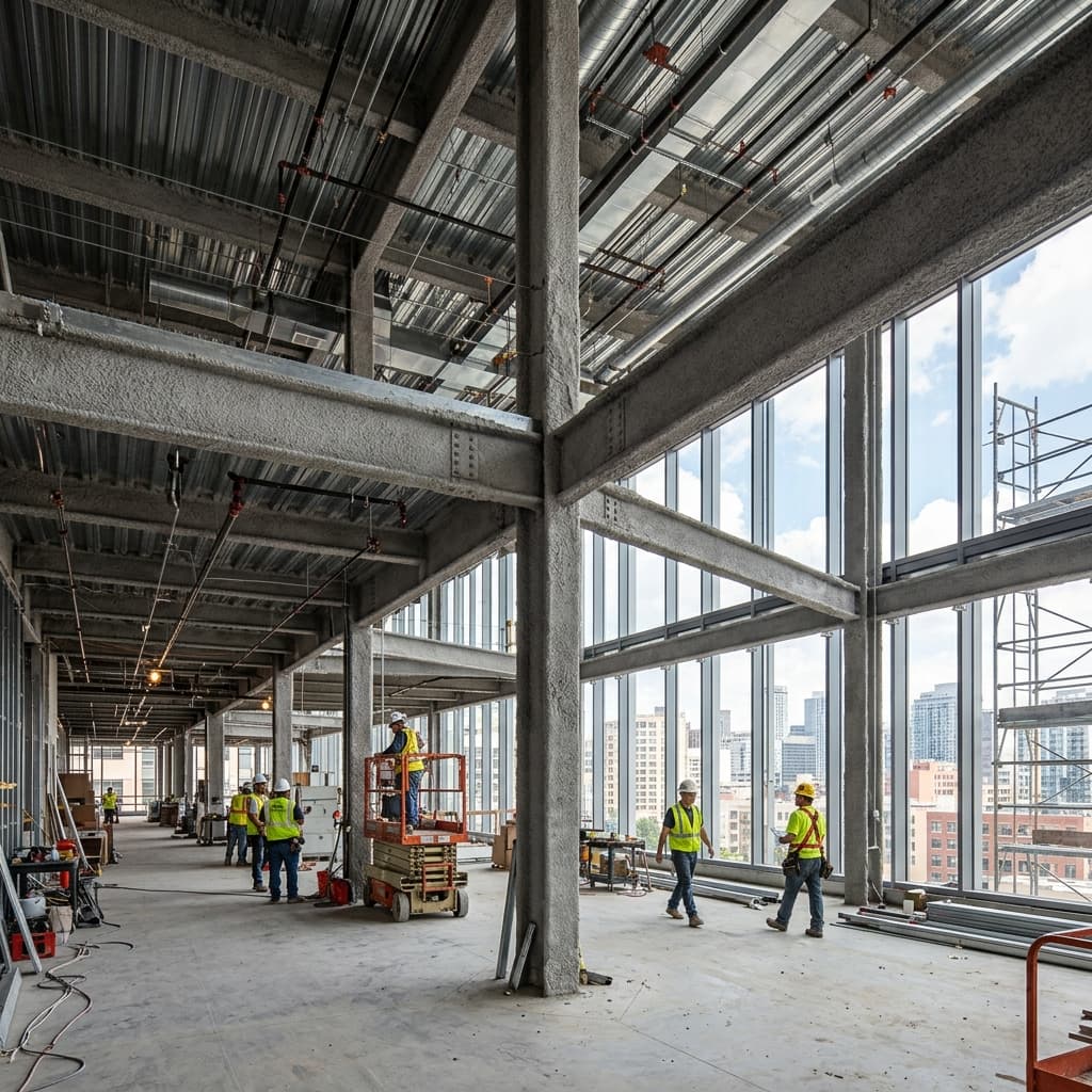 DMCH Hospital Extension — SFRM and firestopping across 8 clinical floors of new hospital wing